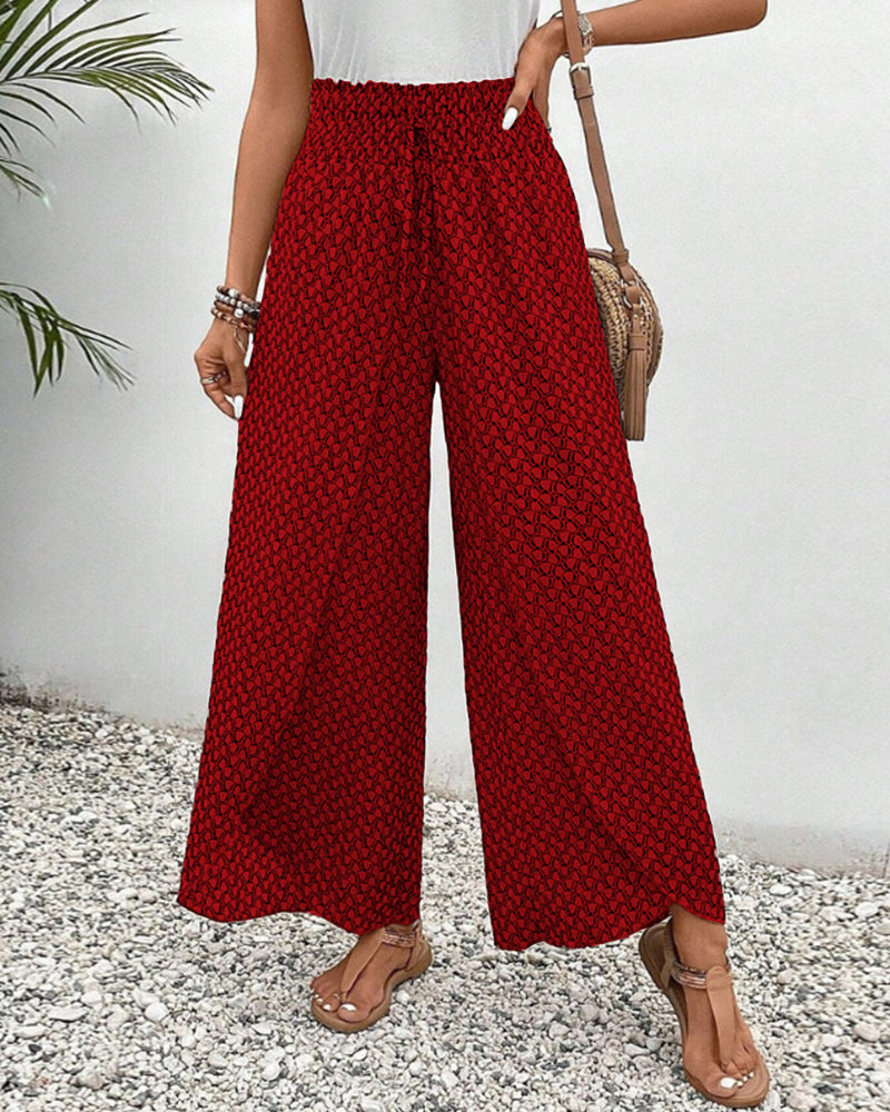 W&W Mode | Damenhose mit geometrischem Druck