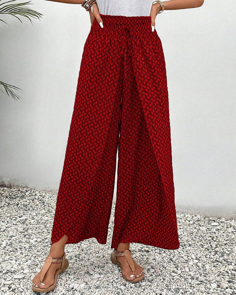 W&W Mode | Damenhose mit geometrischem Druck