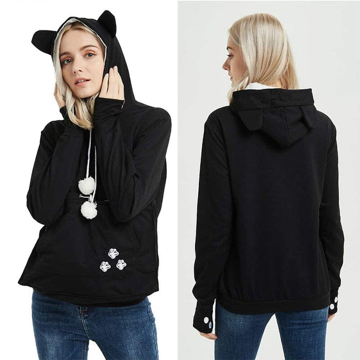 Einfarbiger Kapuzenpulli für Haustiere