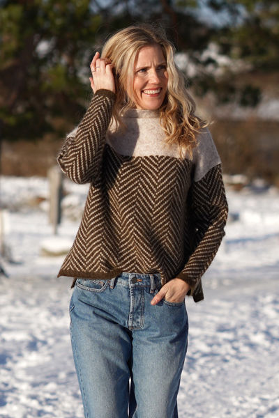 W&W Mode – Stylischer Pullover mit hohem Kragen
