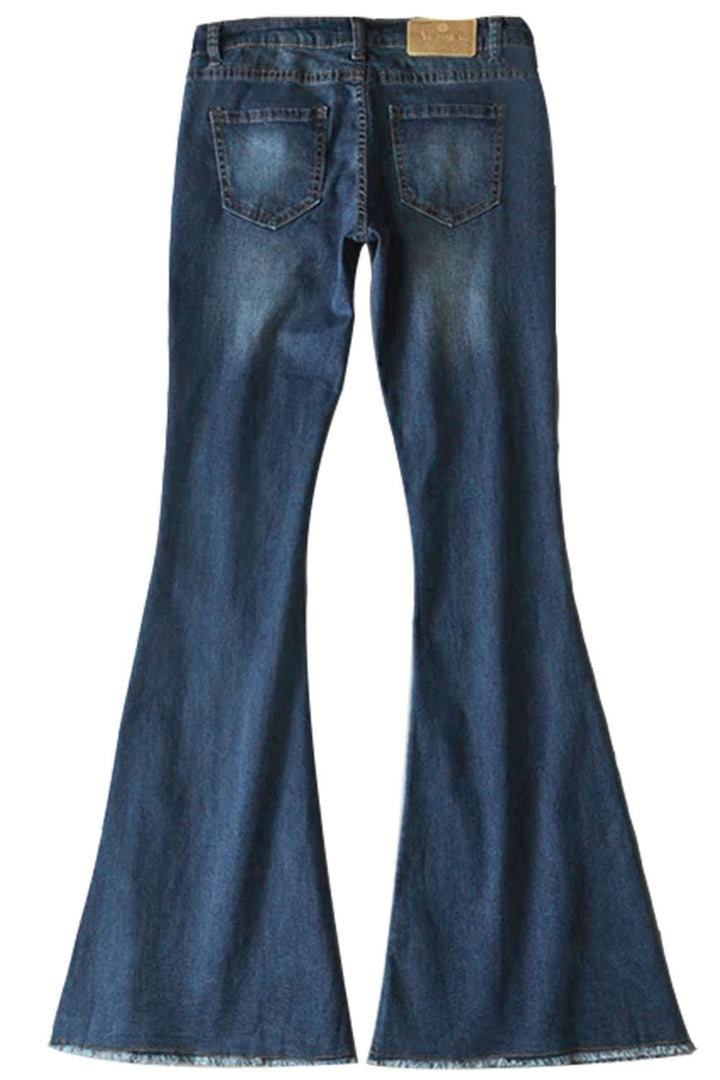 Damen-Jeans mit geradem Bein und klassischer Passform