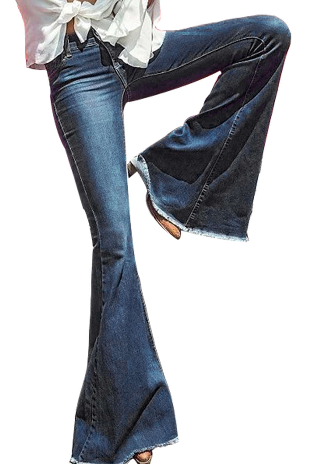 Damen-Jeans mit geradem Bein und klassischer Passform