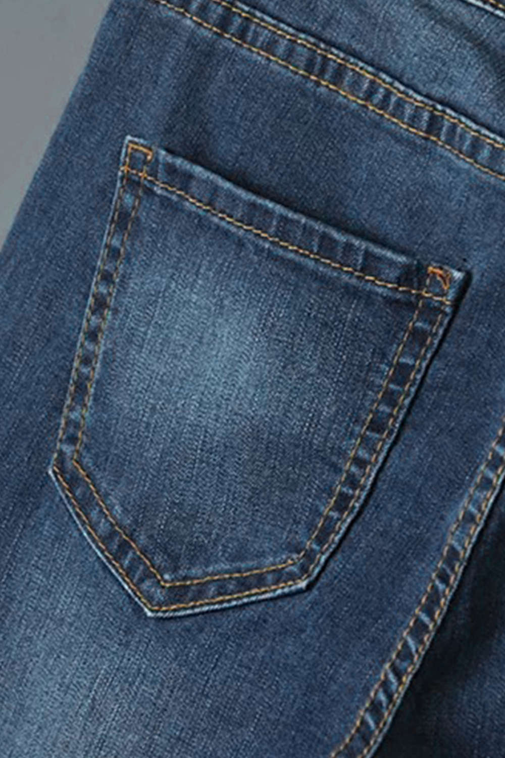 Damen-Jeans mit geradem Bein und klassischer Passform