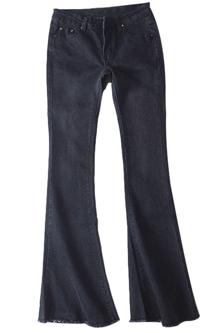 Damen-Jeans mit geradem Bein und klassischer Passform