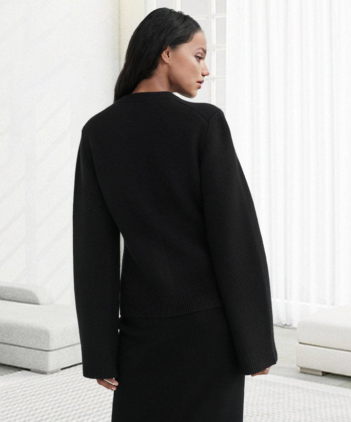 W&W Mode | Gestrickte Strickjacke