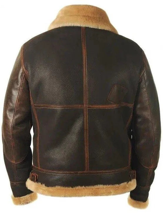 W&W Mode | Vintage Charme: Schafsfell Pilotenjacke