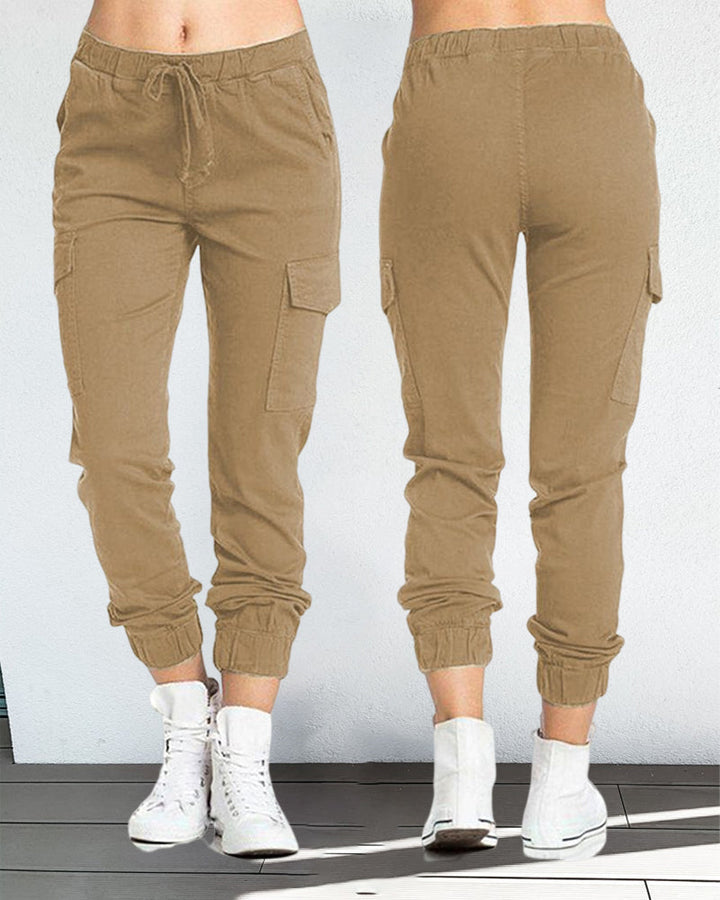 W&W Mode | Cargo-Hosen mit Gummibund in der Taille