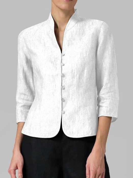 W&W Mode | Stylische Bluse Mit Stehkragen Für Damen