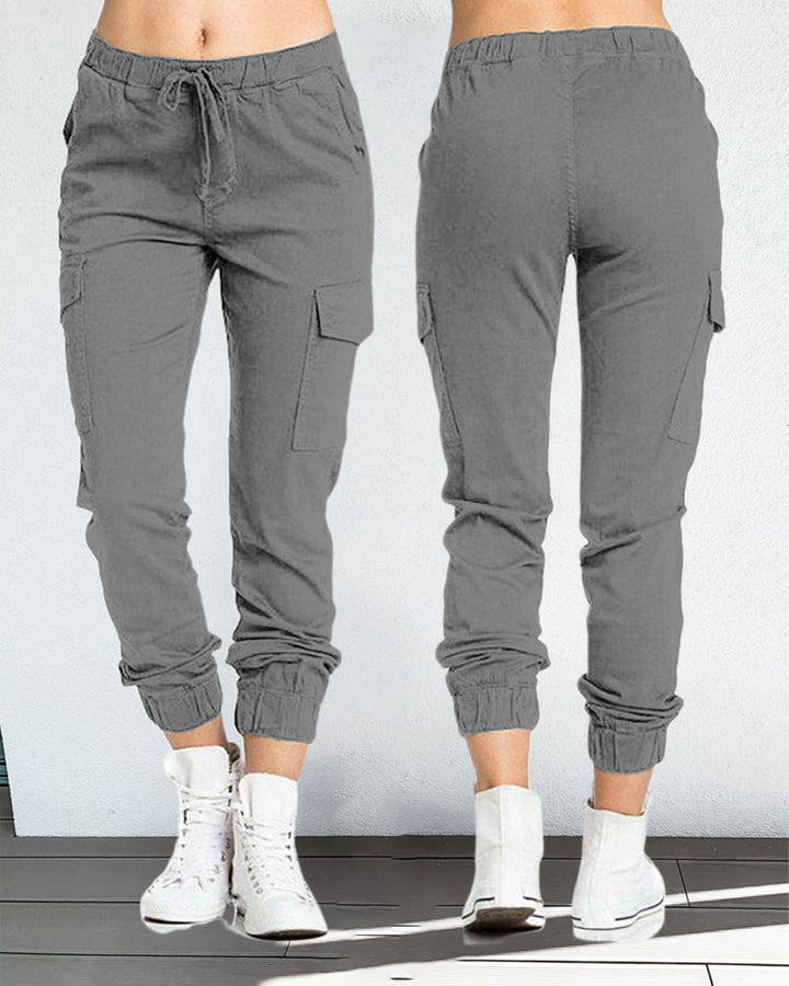 W&W Mode | Cargo-Hosen mit Gummibund in der Taille