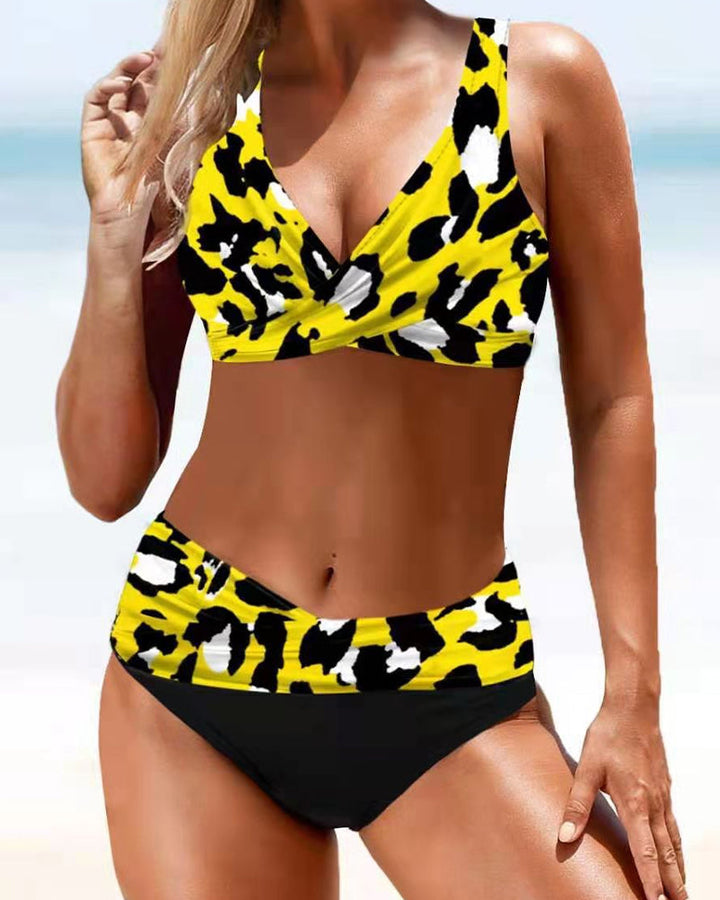W&W Mode gestreifter Bikini