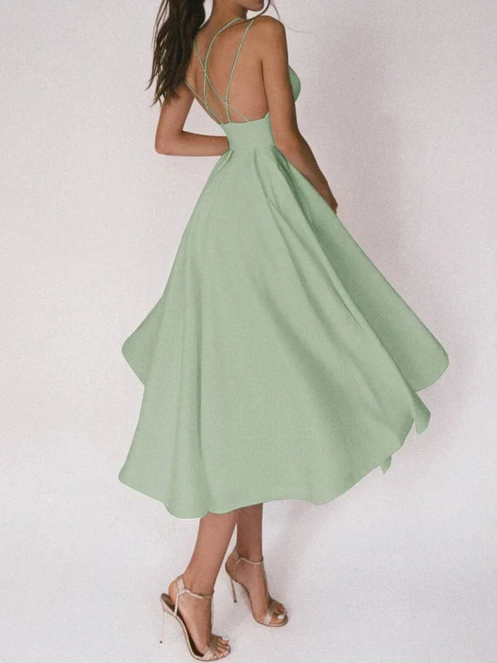 W&W Mode | Schlagkleid mit V Ausschnitt