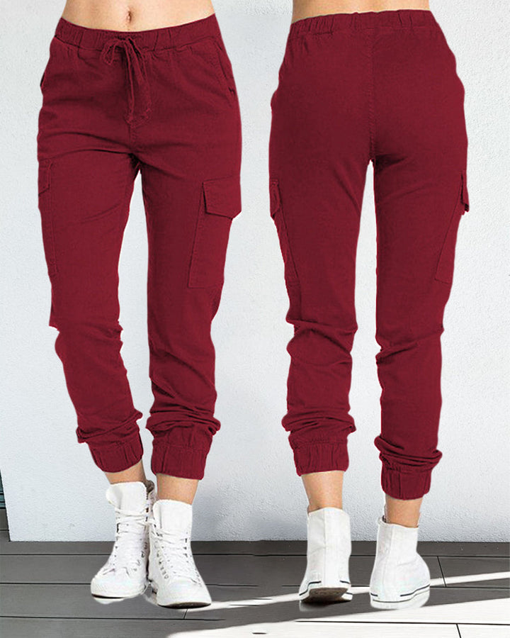 W&W Mode | Cargo-Hosen mit Gummibund in der Taille