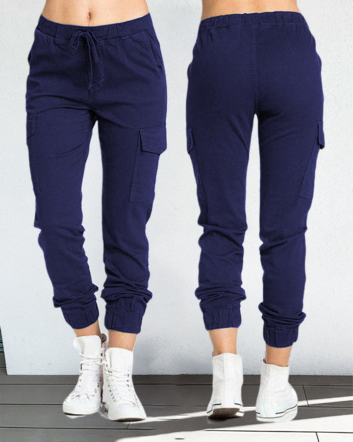 W&W Mode | Cargo-Hosen mit Gummibund in der Taille