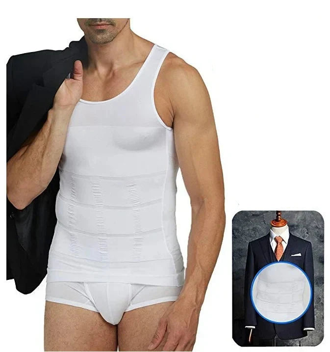 W&W Mode | Schlanke Passform Kompression Body Shaper mit Bauchkontrolle und Unsichtbarem Unterhemd Design