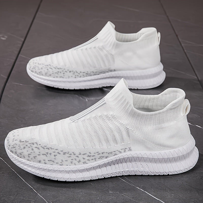 W&W Mode | Atmungsaktive Slip-On-Sneaker mit Strick-Obermaterial
