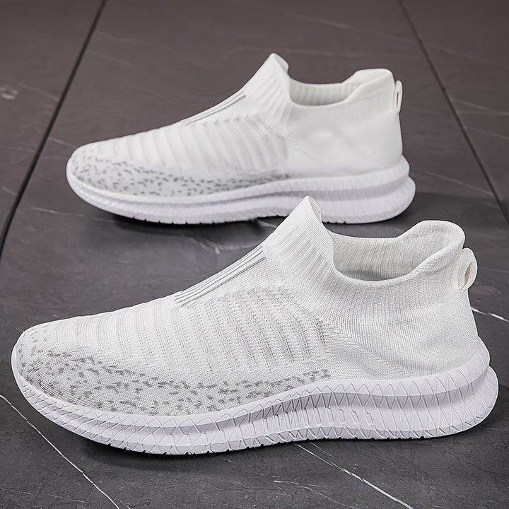 W&W Mode | Atmungsaktive Slip-On-Sneaker mit Strick-Obermaterial