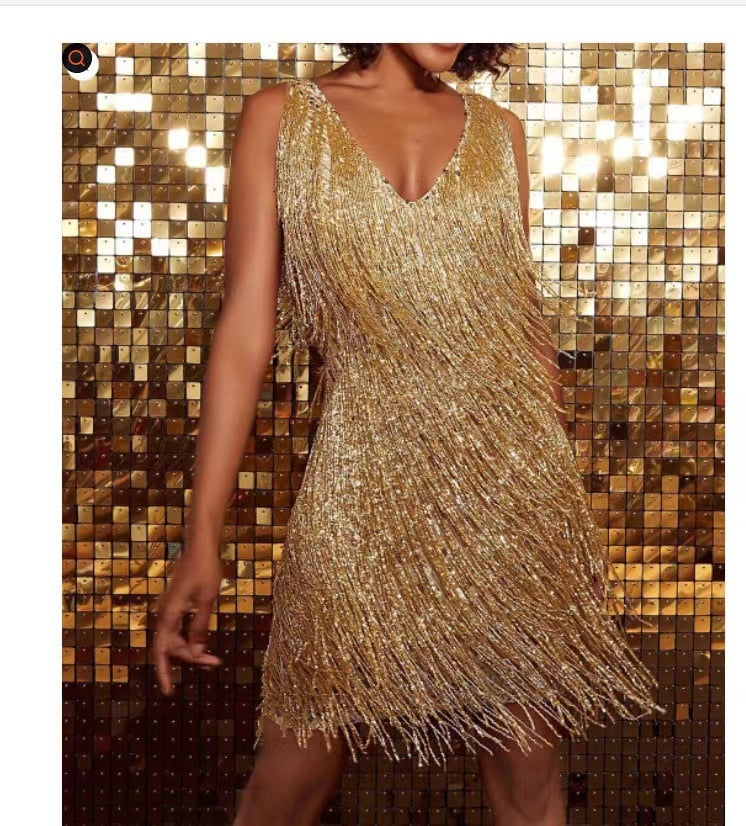 W&W Mode | Sexy Quasten Partykleid