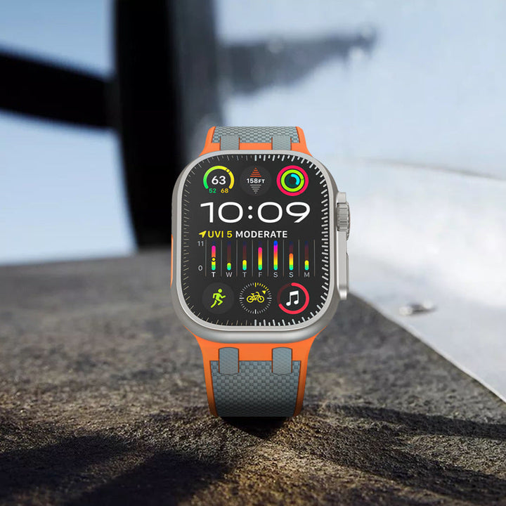 W&W Mode | Doppelte Farblich Passende Silikonband Für Apple Watch