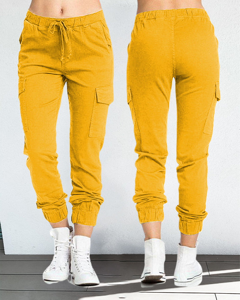 W&W Mode | Cargo-Hosen mit Gummibund in der Taille