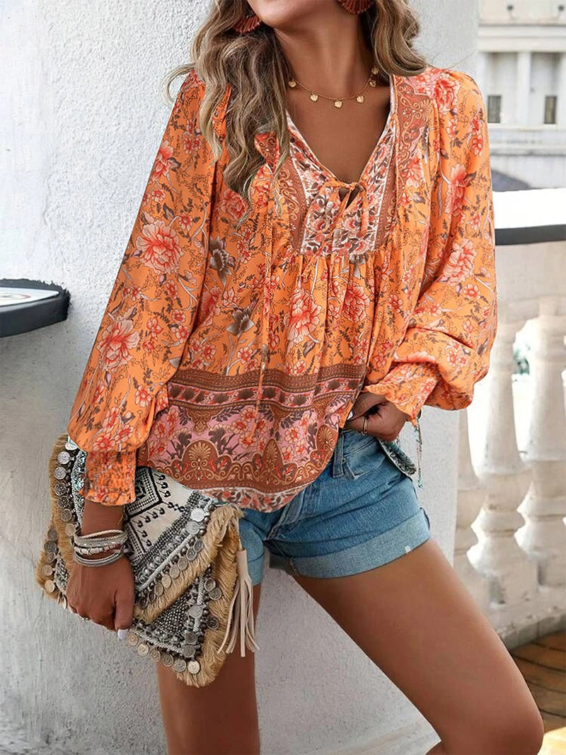 W&W Mode | Elegantes Sommer Blumenoberteil Für Damen
