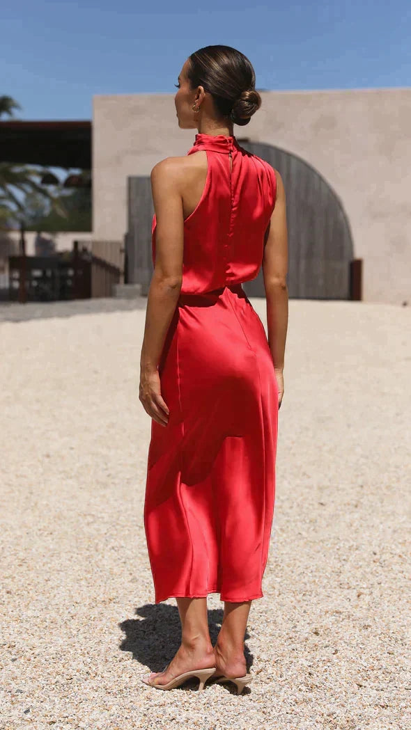W&W Mode | Elegantes Satin Kleid