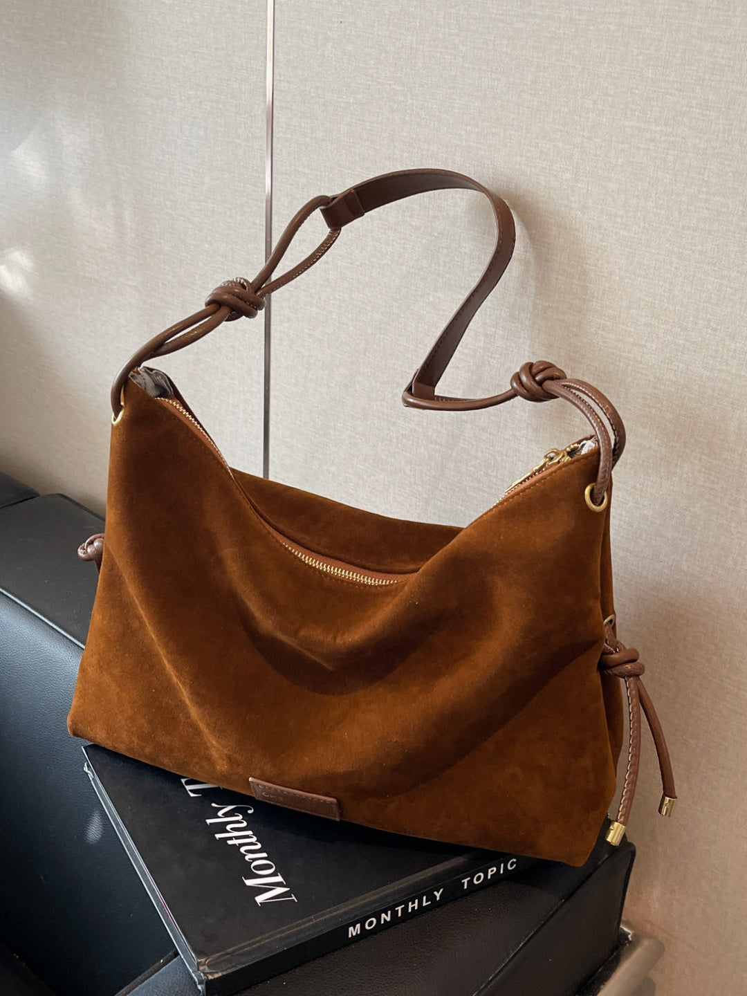 W&W Mode | Handtasche Aus Wildleder