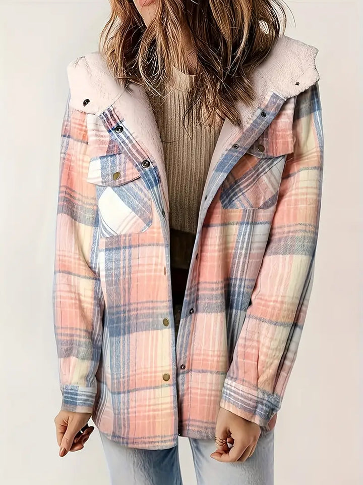 W&W Mode | Warme Jacke Mit Kapuze Und Reißverschluss