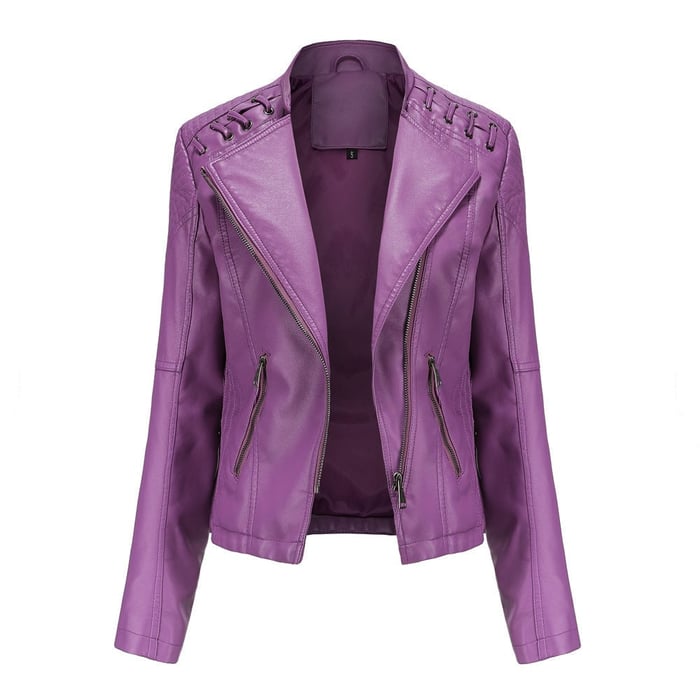 W&W Mode | Gewaschene Lammfell-Lederjacke
