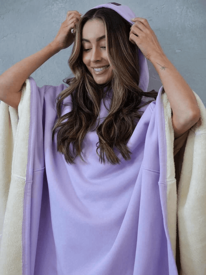 Oversize-Decken-Hoodie in Einheitsgröße