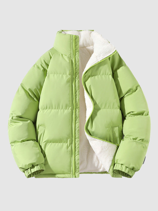 W&W Mode | Fleece-Pufferjacke für Ihn : Ihr modischer Auftritt für 2024
