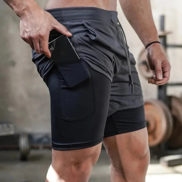 W&W Mode | Camo 2 in 1 Schnell Trocknende Sporthose