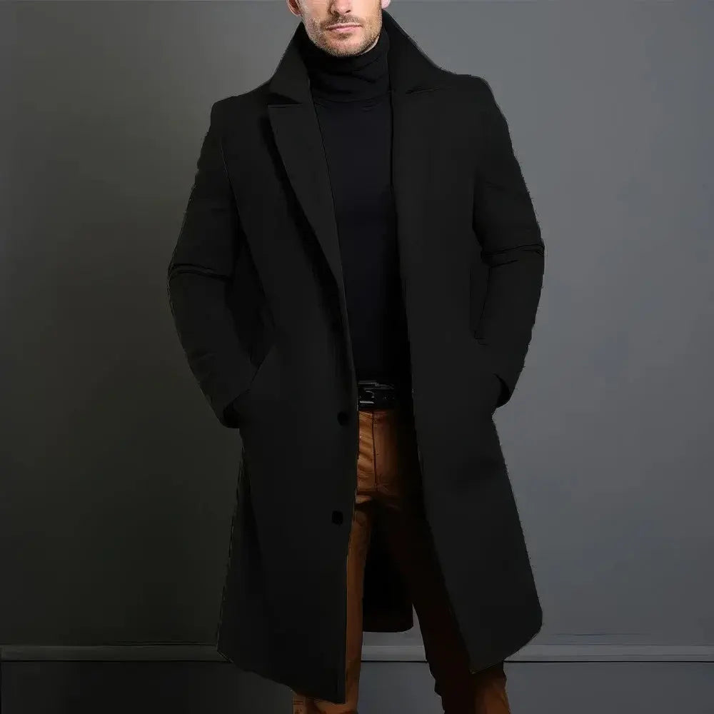 W&W Mode | Luxus Herren Trenchcoat Merino Stil