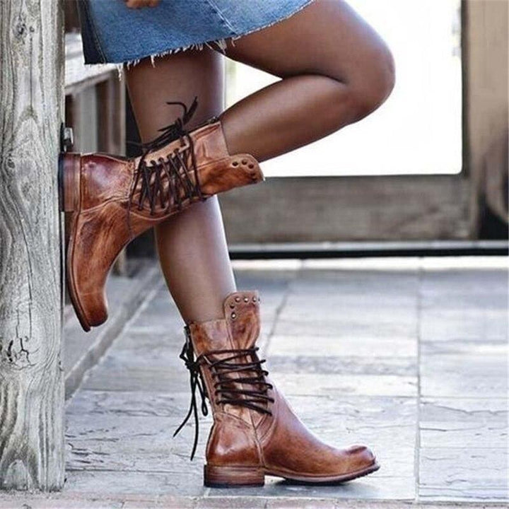 W&W Mode | Elegante Lederstiefel für Damen