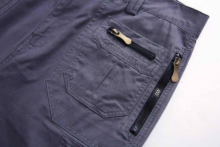 W&W Mode | Stylische Outdoor Cargoshorts Mit Reißverschlusstaschen Für Herren
