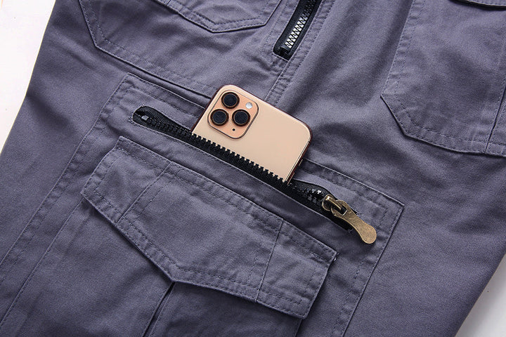 W&W Mode | Stylische Outdoor Cargoshorts Mit Reißverschlusstaschen Für Herren