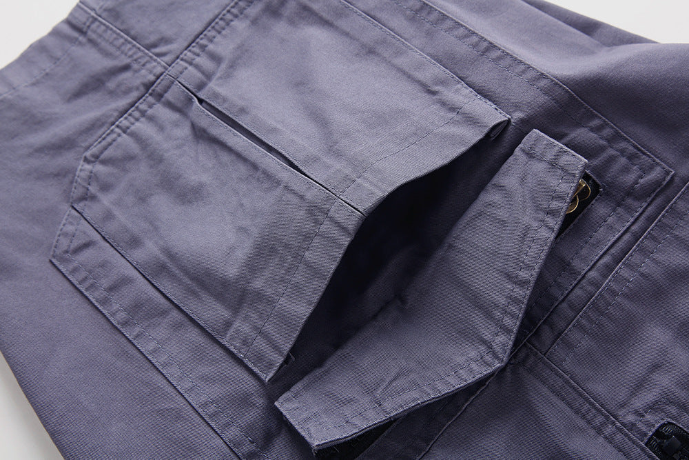 W&W Mode | Stylische Outdoor Cargoshorts Mit Reißverschlusstaschen Für Herren