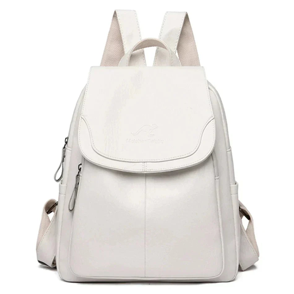 W&W Mode | Diebstahlsichere Leder Rucksack