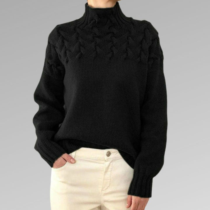 W&W Mode - Damen klassischer gemütlicher Pullover