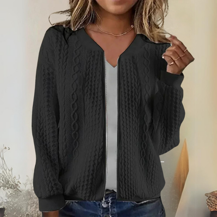 W&W Mode | Bequeme Zipperjacke Für Damen