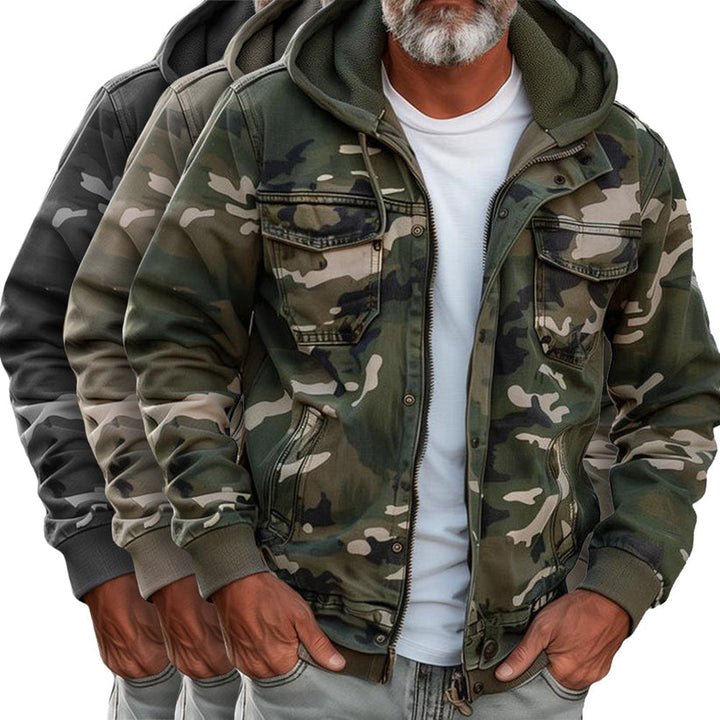 W&W Mode | Jacke Mit Camouflage Druck