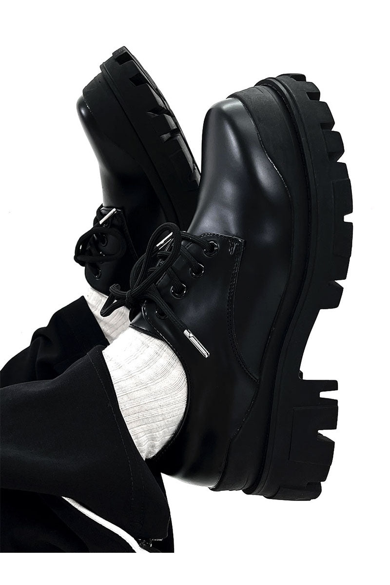 W&W Mode | Moderne Lederschuhe Mit Dicker Sohle