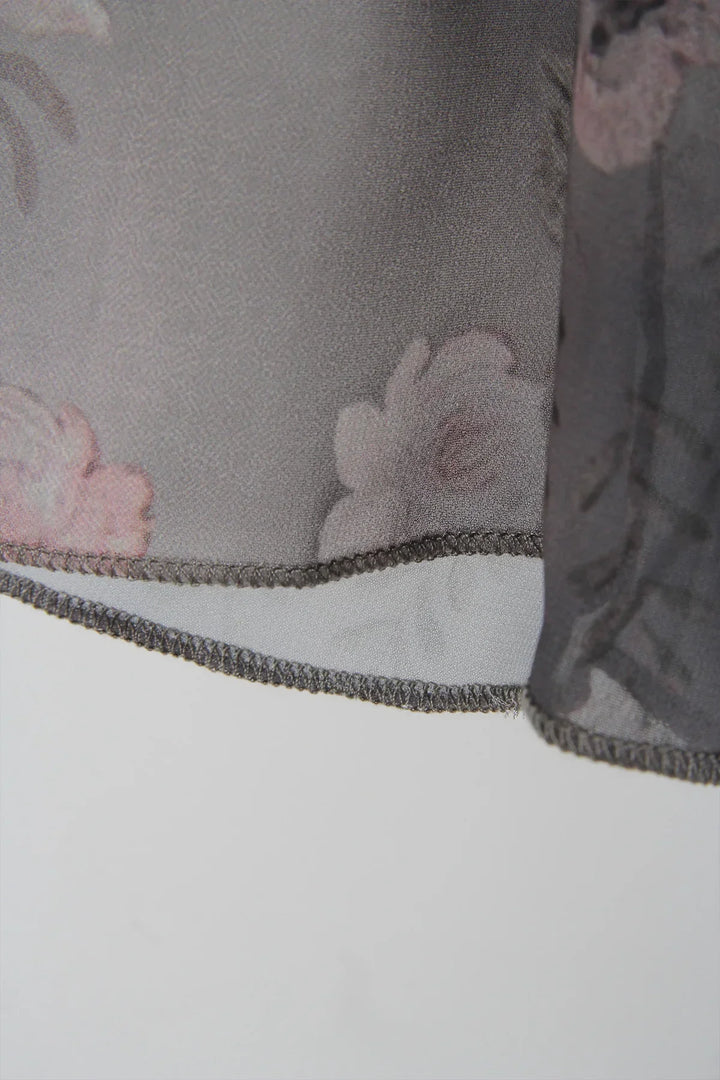 W&W Mode | Midikleid mit Blumenmuster und V-Ausschnitt