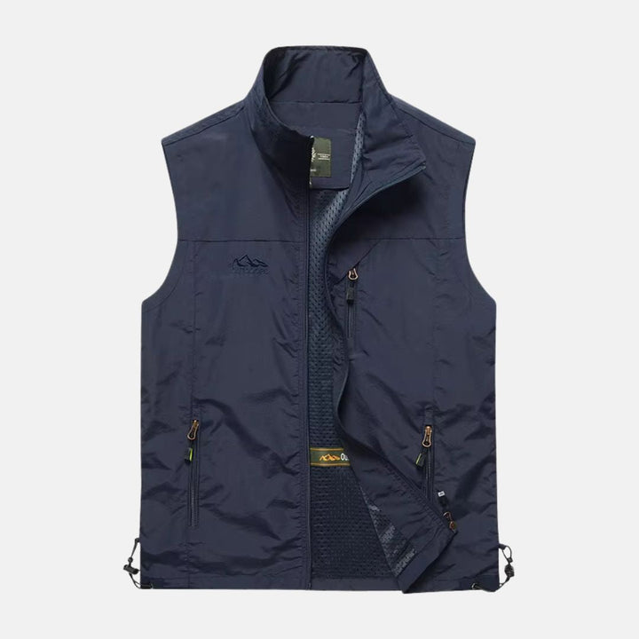 W&W Mode | Leichte Multifunktionsweste mit Taschen für Herren für den Outdoor-Einsatz