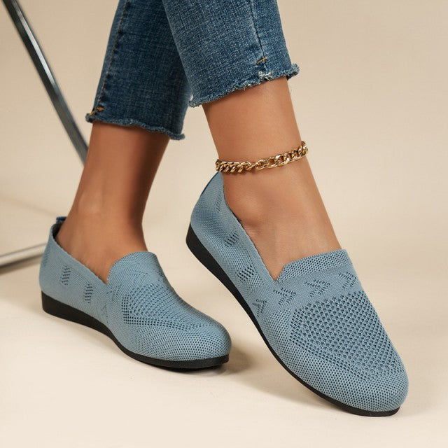 W&W Mode | Blaue Atmungsaktive Netzschuhe