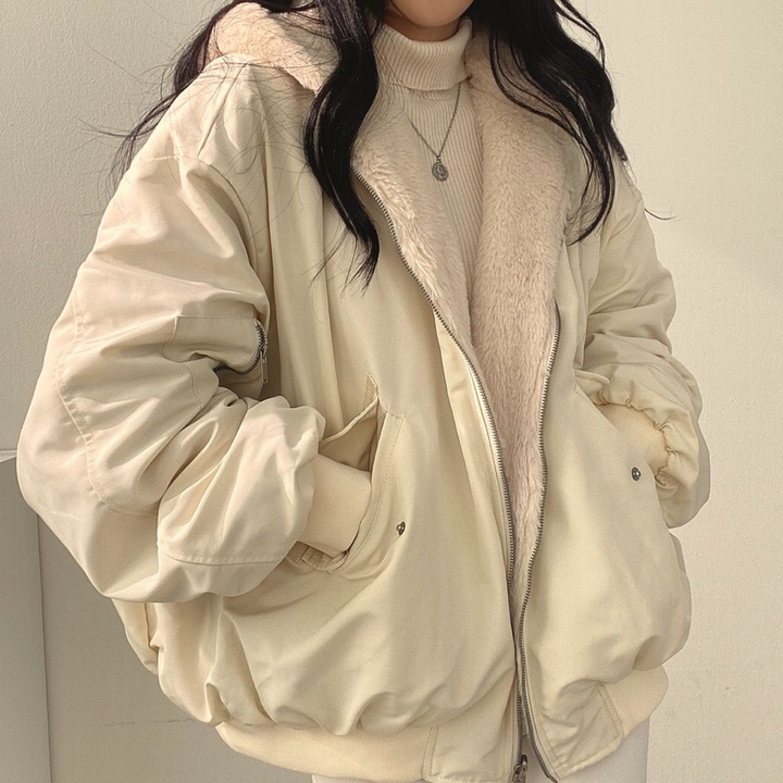 W&W Mode Wendejacke mit Kapuze für Frauen