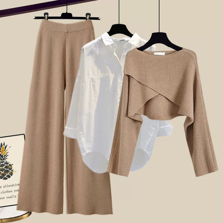 W&W Mode - Bequemes dreiteiliges Langarmset