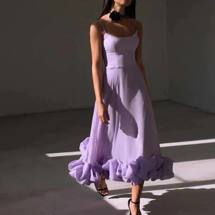 W&W Mode | Volant-Bustier-Midikleid