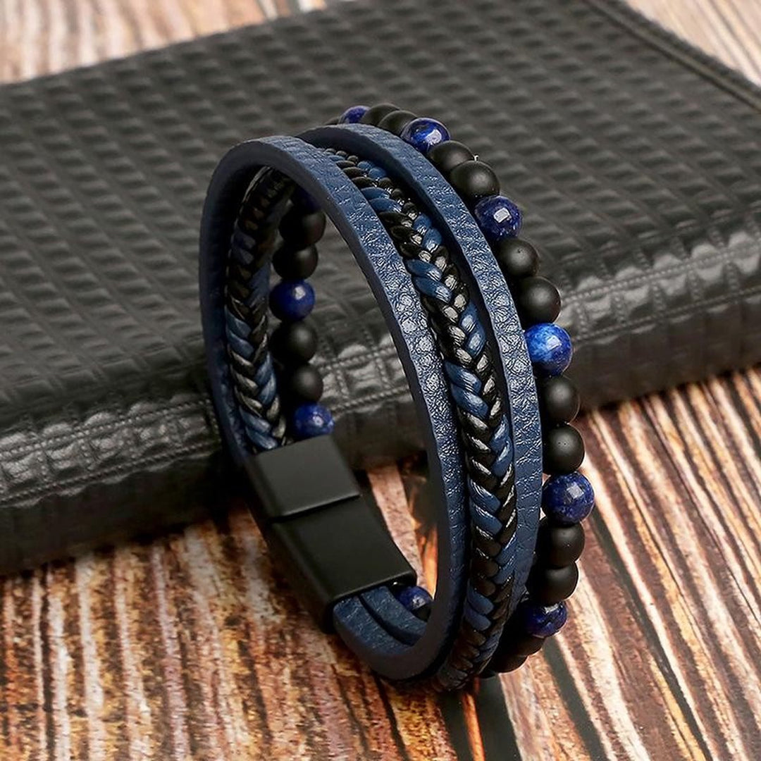 W&W Mode | Stilvolles Lederarmband Satz Für Herren