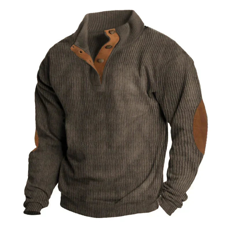 W&W Mode | Geknöpfter Pullover Für Männer