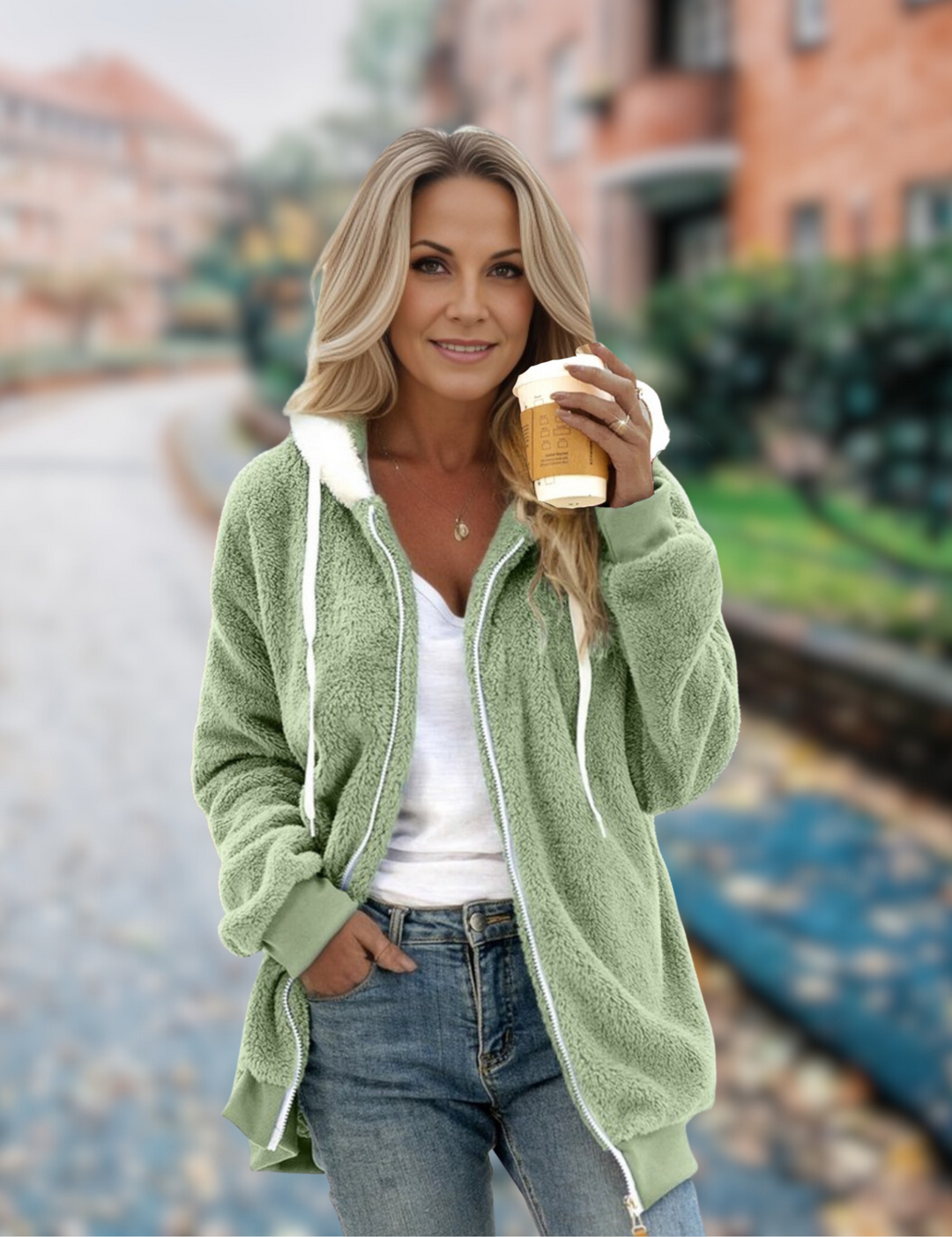 W&W Mode | Bequeme Fleecejacke Für Damen